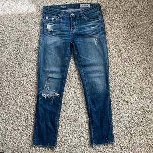 AG stilt crop jeans (cigarette crop)